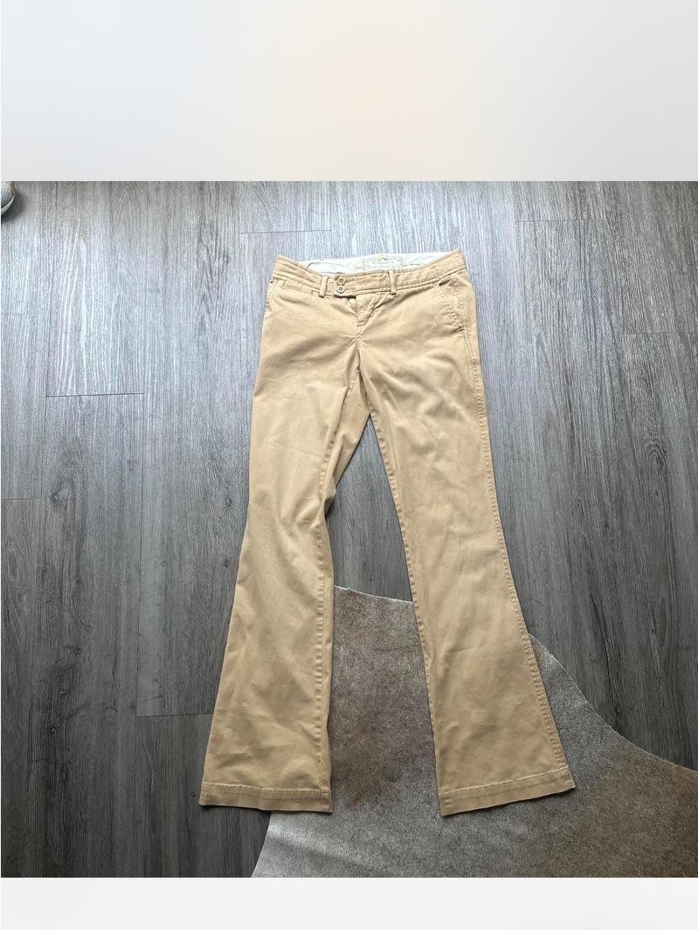Abercrombie Khaki Low Rise Bootcut Pants - Classic Everyday Style